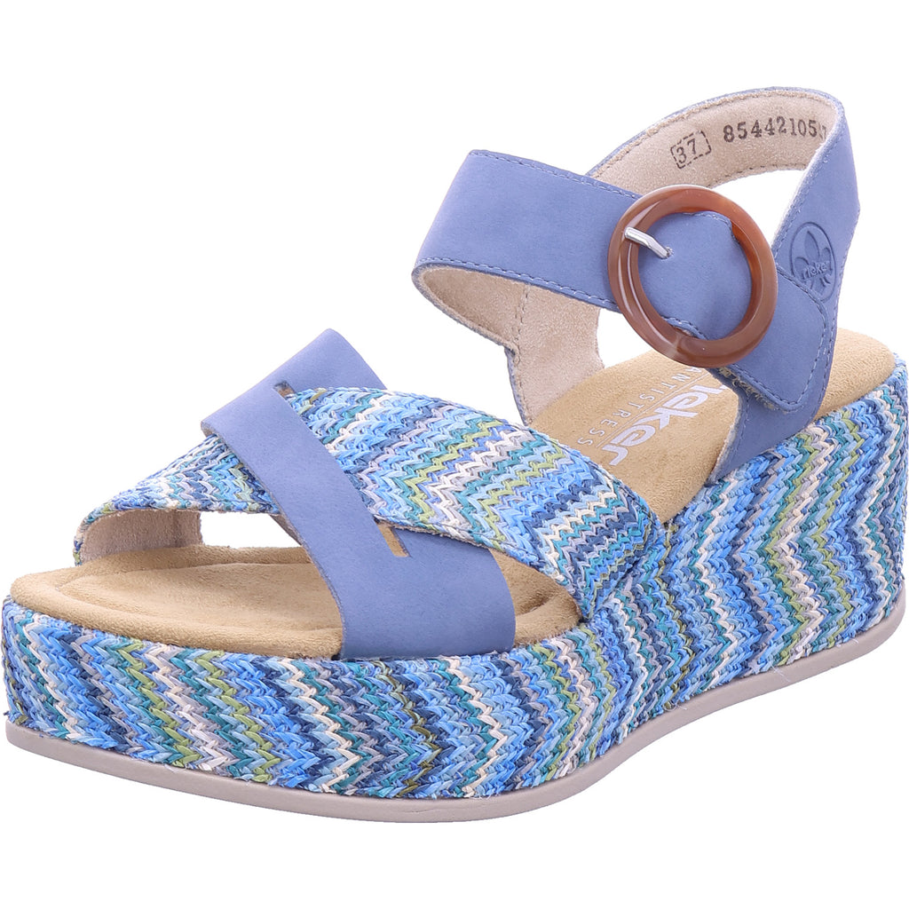 Rieker Damen Sandale  in blau