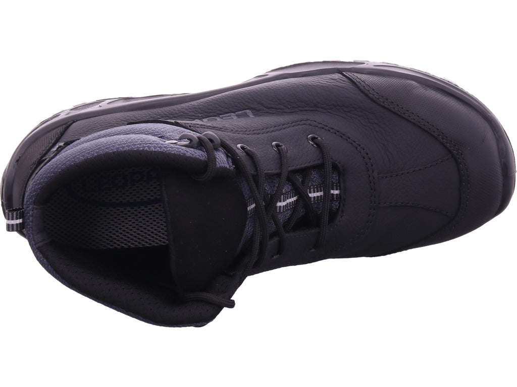 Leopard Herren Sicherheitsschuh Knöchelstiefel Gel S3 in schwarz