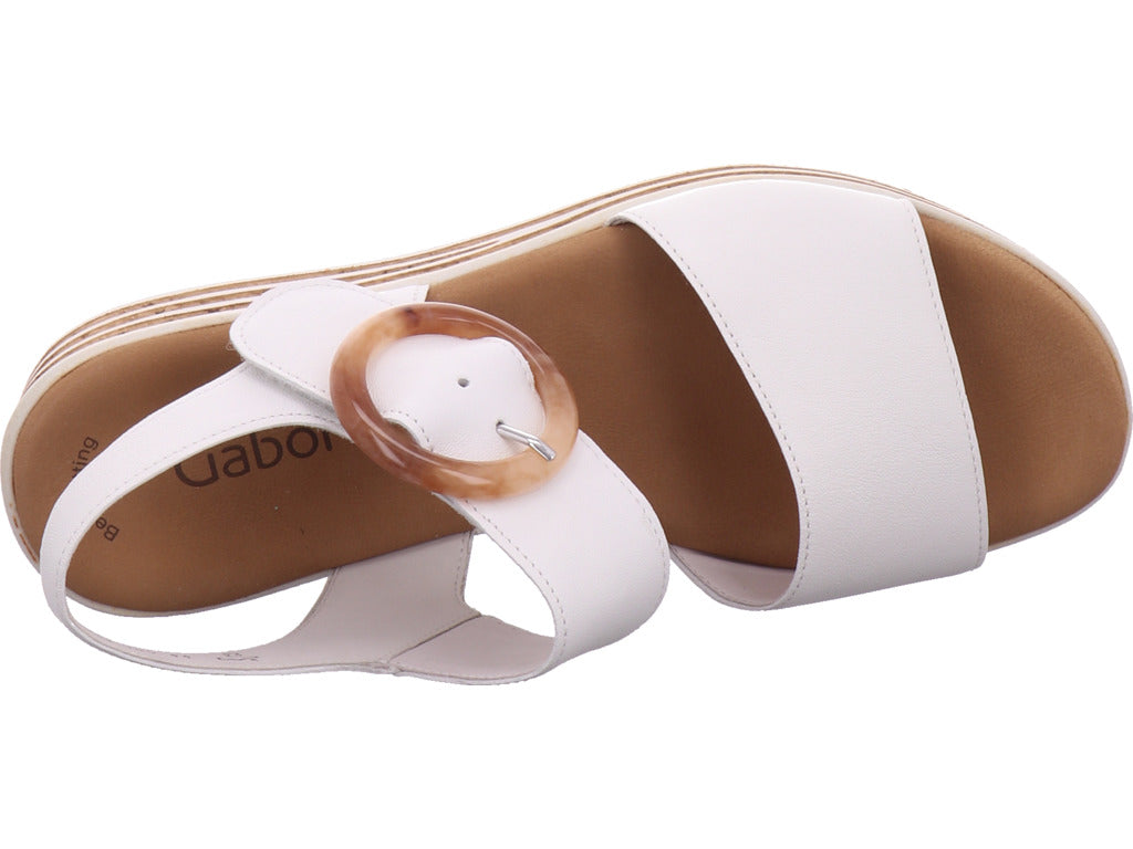 Gabor Damen Sandalette  in weiß