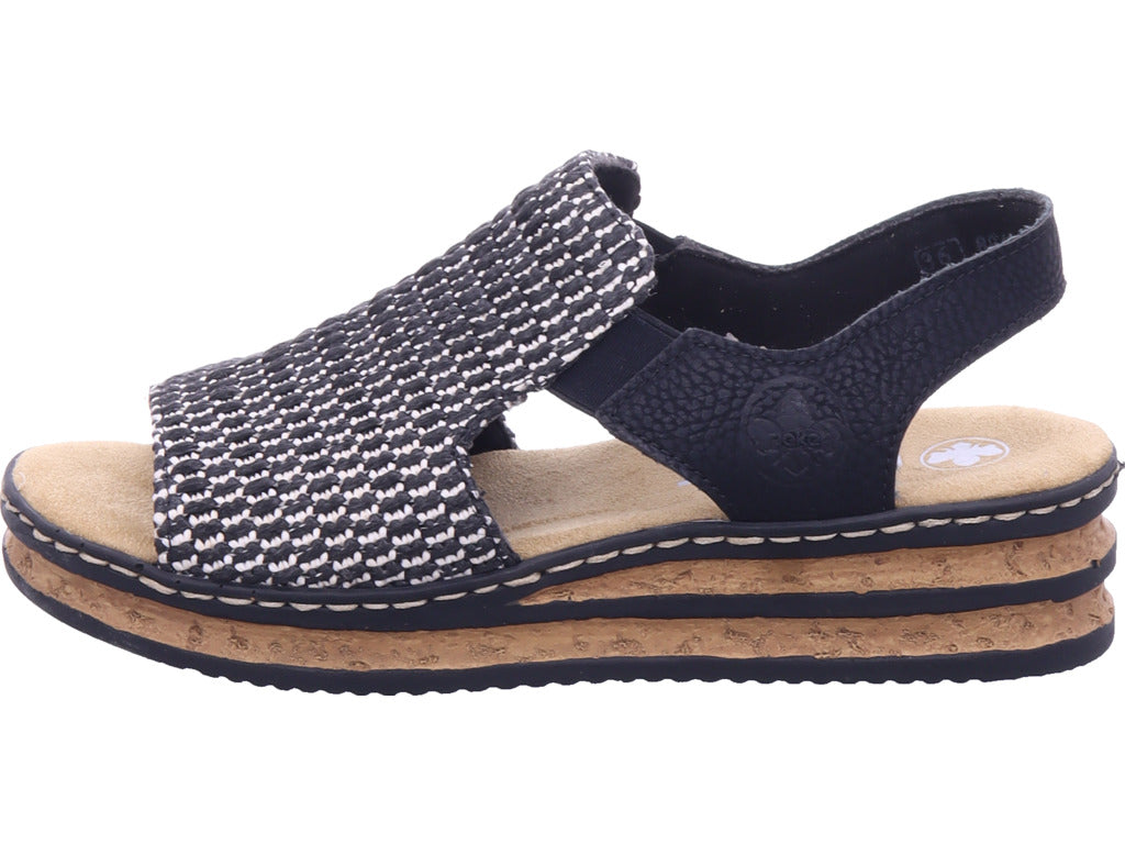 Rieker Women's Sandal Fsk Women's Sandals in black