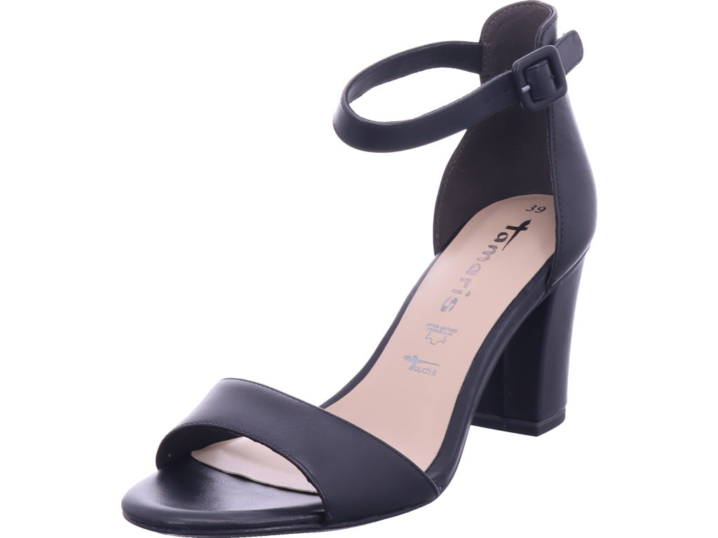 Tamaris Damen Sandalette  in schwarz
