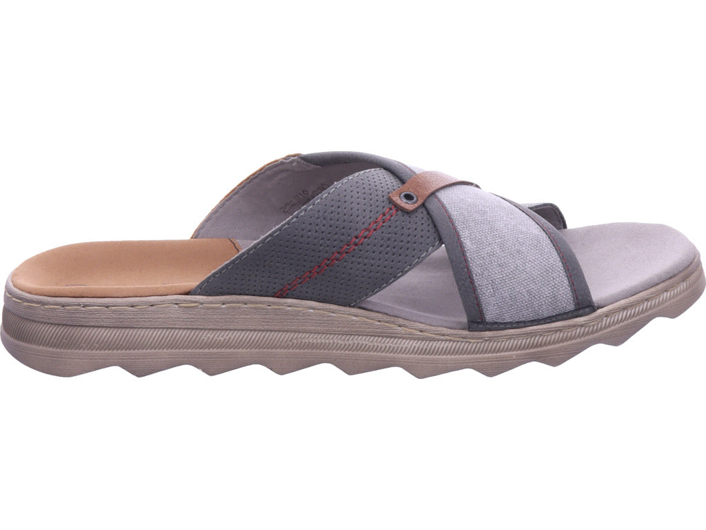 Rieker Herren Pantolette Fsk Herren Sandalen in grau