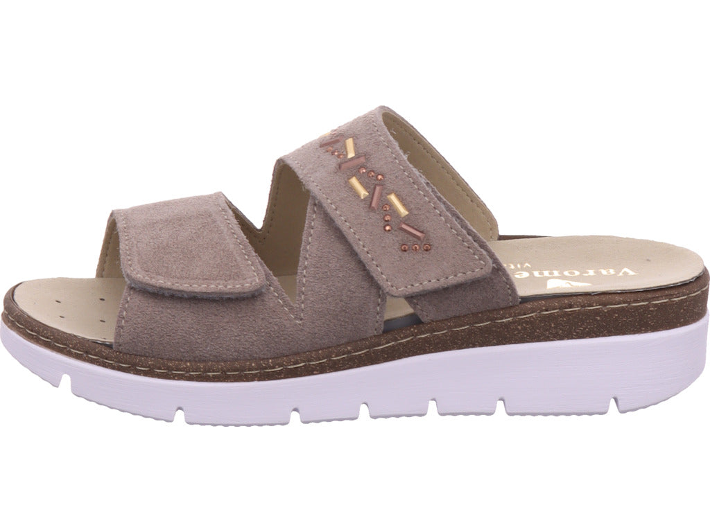 Varomed Damen Hausschuh  in beige