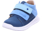 Superfit Jungen Lauflernschuh Stiefelette Leder \ Breeze in blau