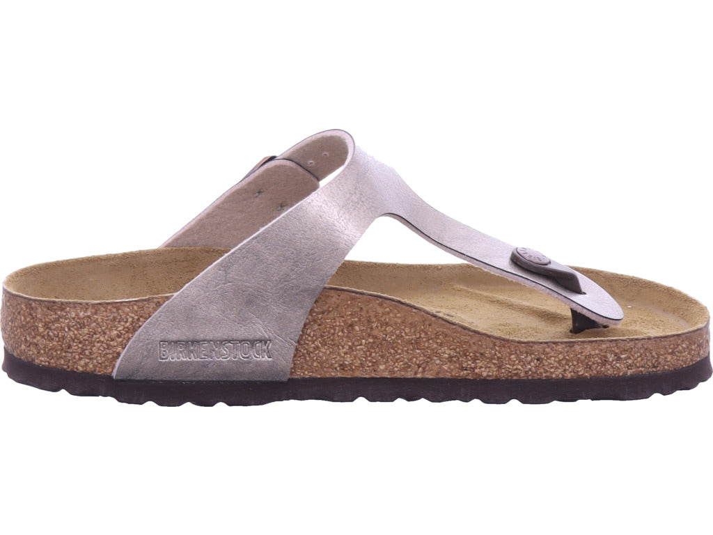 Dámské boty Birkenstock Gizeh Birko-Flor v béžové barvě