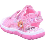 Silver Int Disney Girls' Mesh Paw Patrol Sandals in Pink