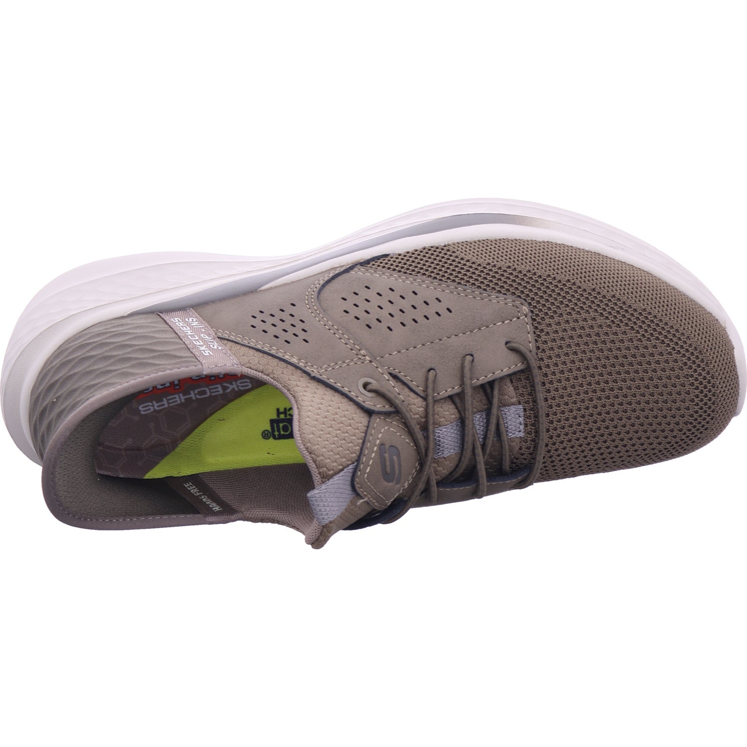 Pánské pantofle SKECHERS v hnědé barvě
