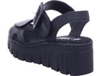 Rieker Damen Sandalette Fsk Damen Sandalen in schwarz