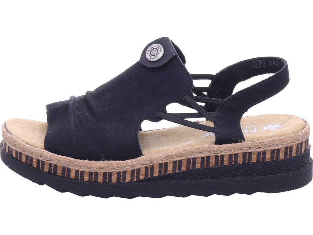 Rieker Women's Sandals Fsk Women's Sandals in black