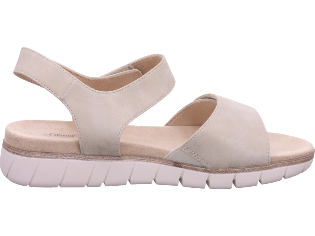 s.Oliver Damen Sandale  in beige