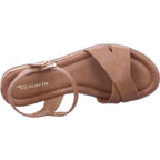 Tamaris Damen Sandalette  in braun