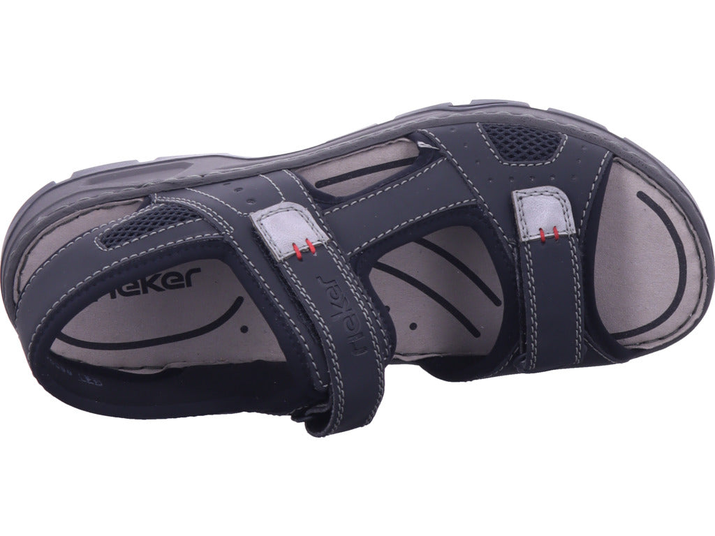 Rieker Herren  Fsk Herren Sandalen in schwarz