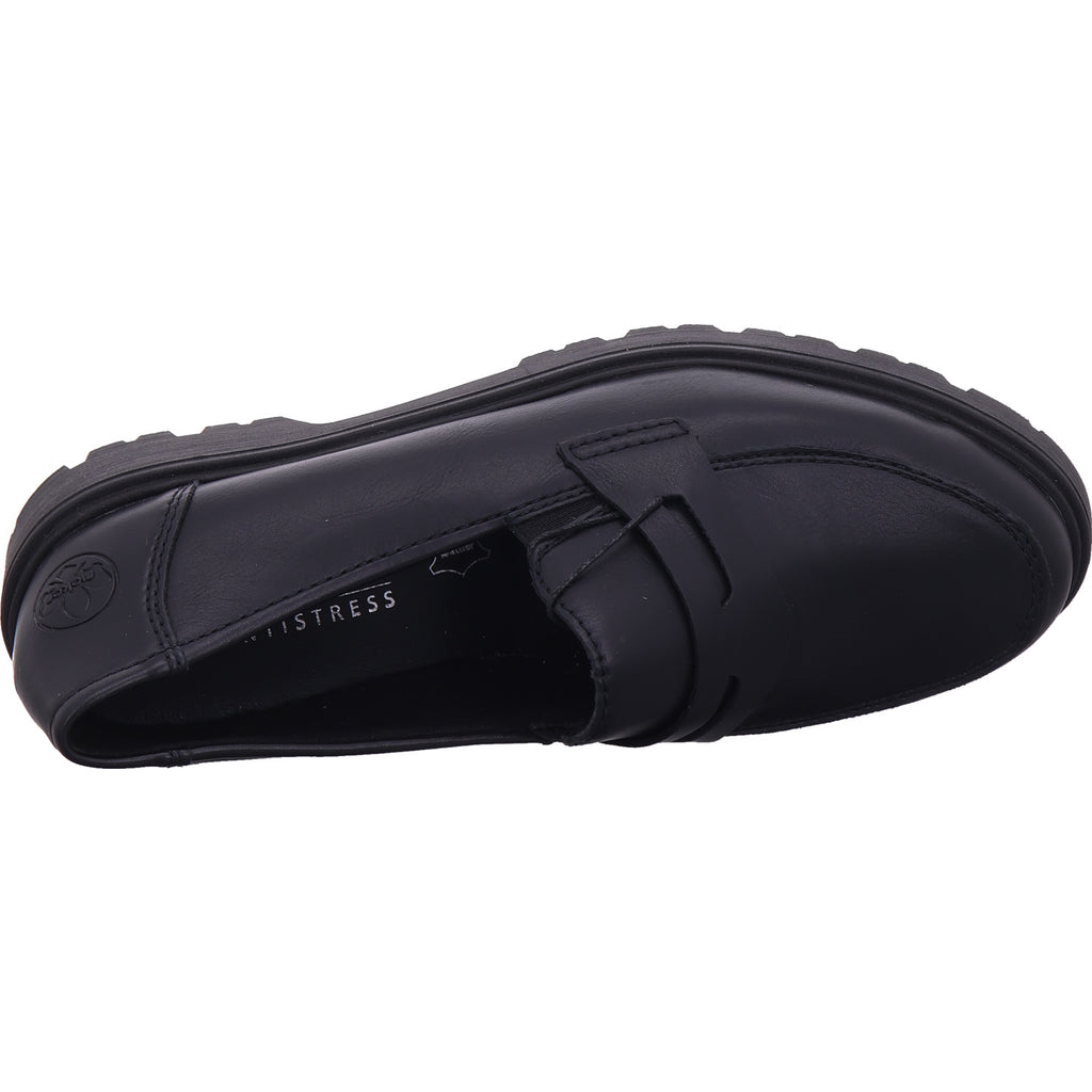 Rieker Damen Halbschuh  in schwarz