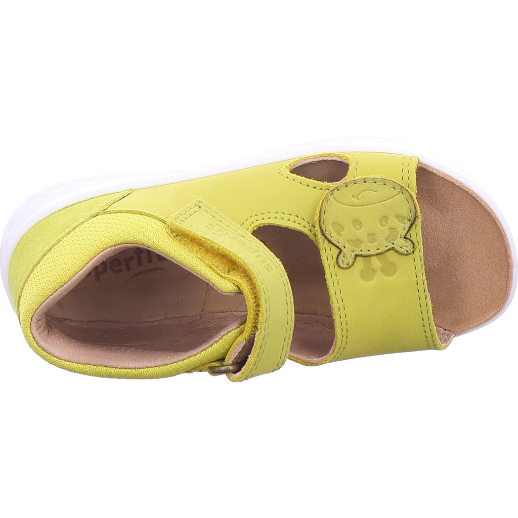 Superfit Jungen Sandale Sandale Leder \ Lagoon in gelb