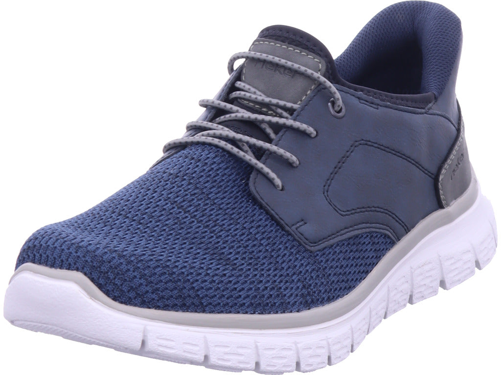 Rieker Herren Slipper Fsk Herren Halbschuhe in blau