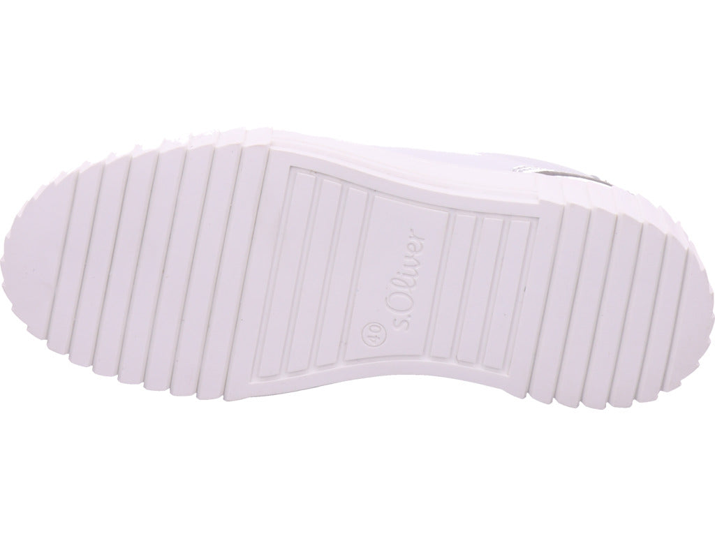 s.Oliver women's sneakers in white
