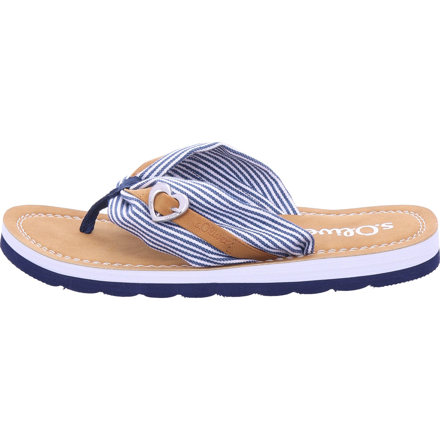 s.Oliver Damen Pantolette  in blau