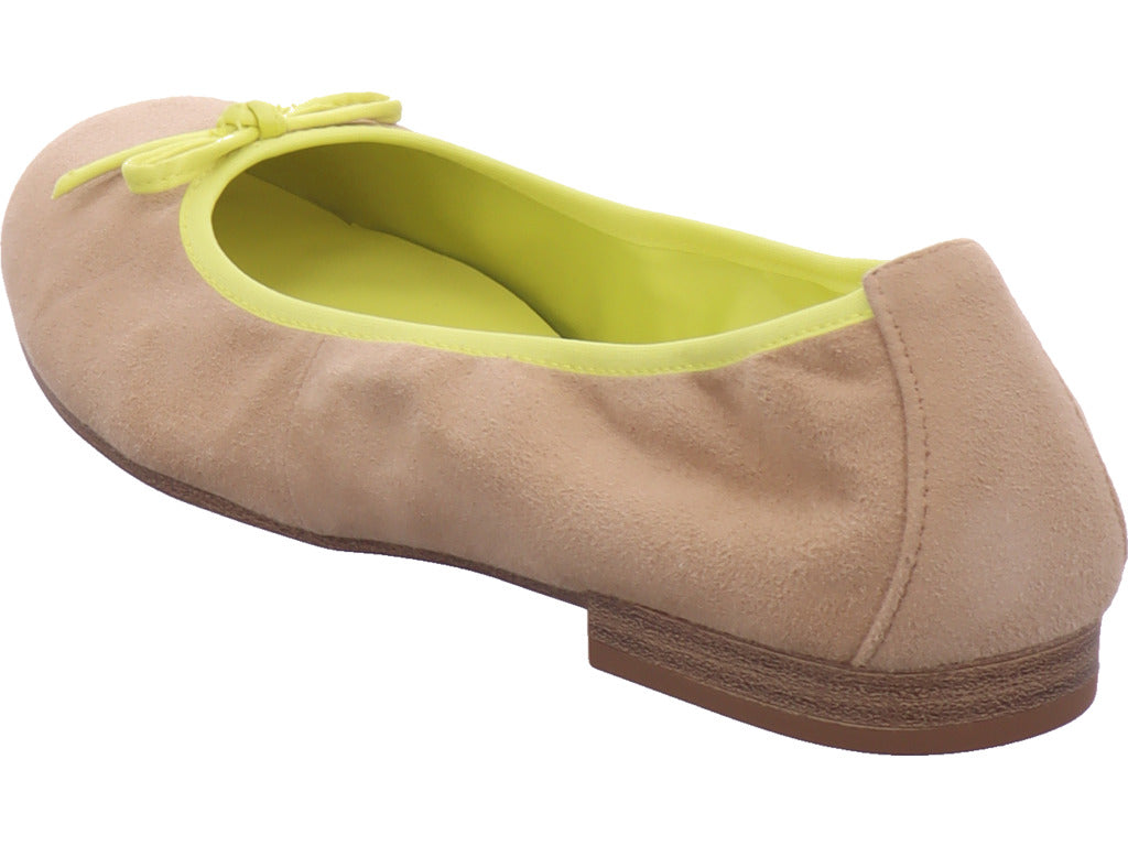 Tamaris Damen Ballerina  in beige