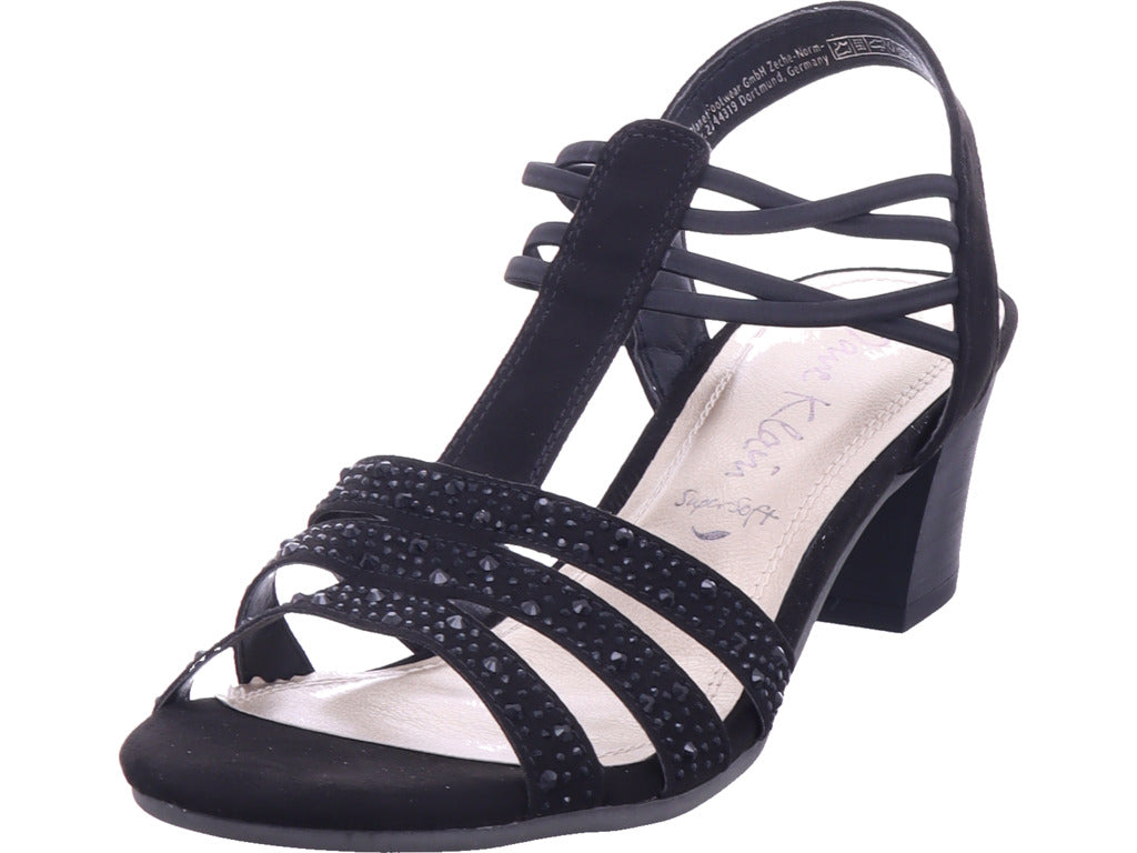 Idana Damen Sandalette  in schwarz