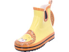 Beck Gymnas Unisex - Children's Rubber Boots Little Lion in yellow