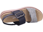 Remonte Damen Pantolette Remonte Sandale in schwarz