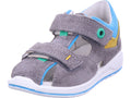 Superfit Jungen Sandale Sandale Leder \ Boomerang in grau