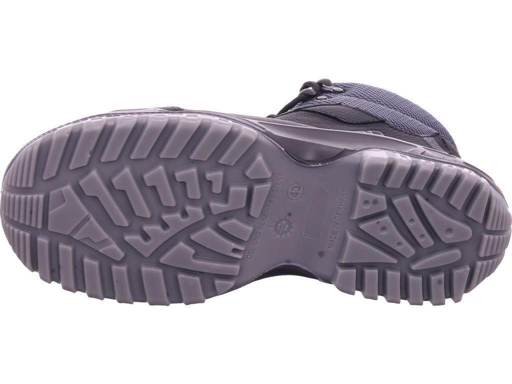 Leopard Herren Arbeitsschuh Knöchelstiefel Gel S3 in schwarz