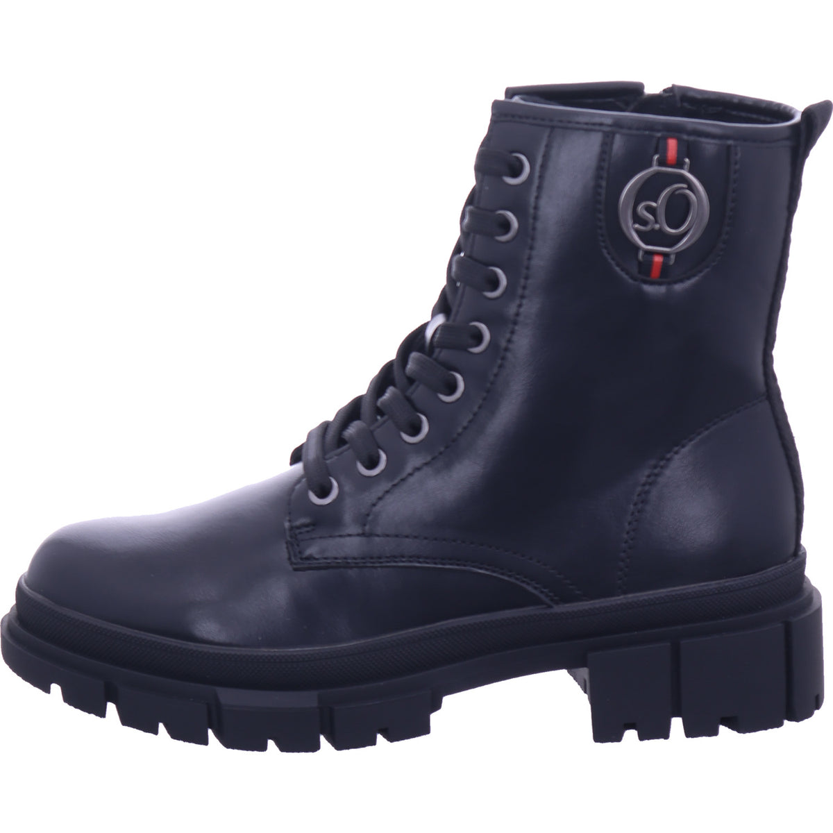 s.Oliver Damen Stiefelette  in schwarz