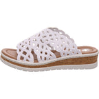 Rieker Damen Pantolette  in weiß