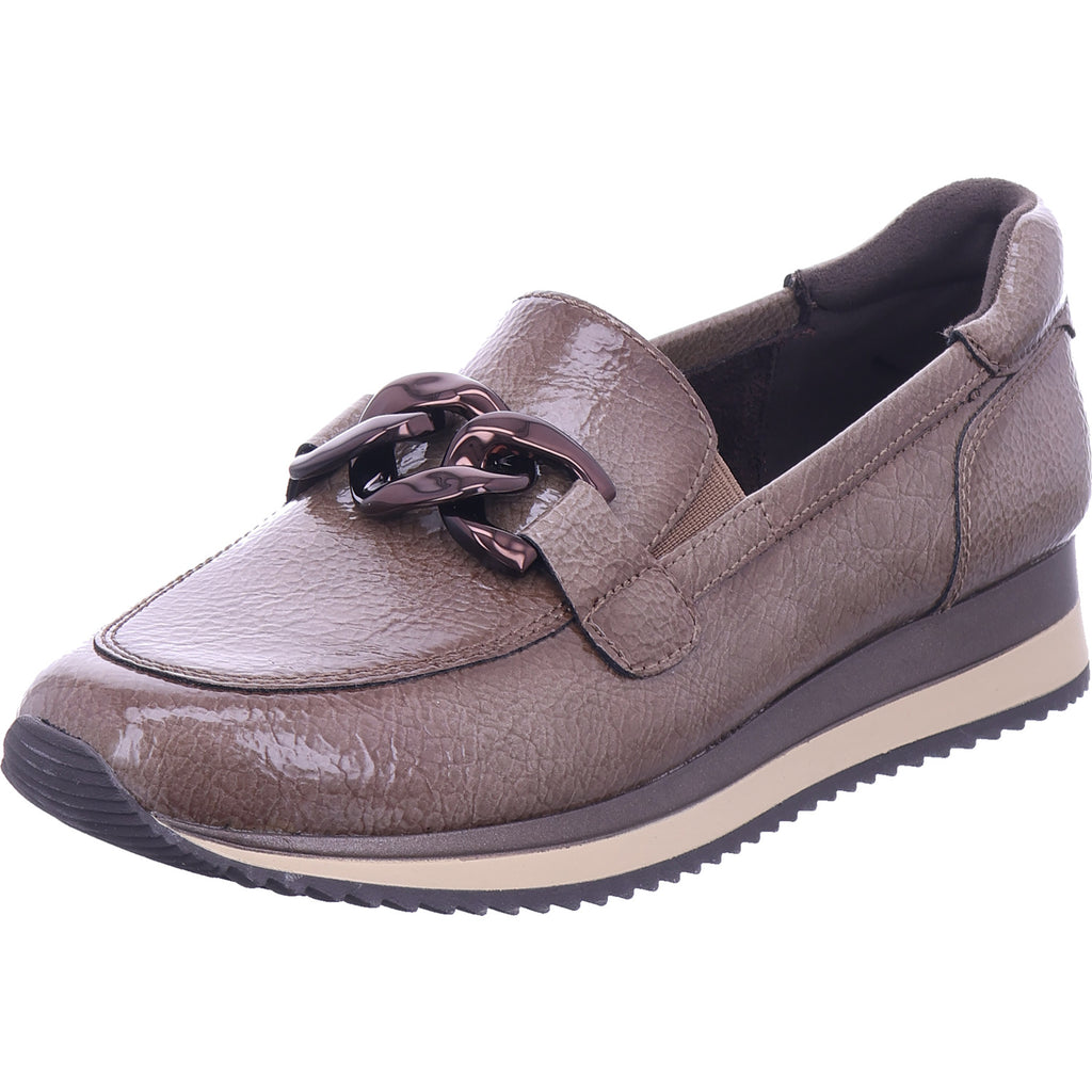 Jana Damen Slipper  in grau