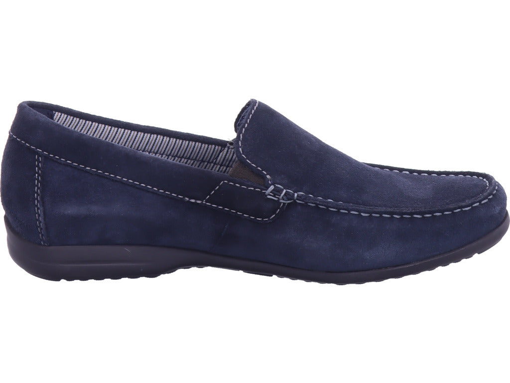 Sioux Herren Slipper Giumelo Extraweite H in blau