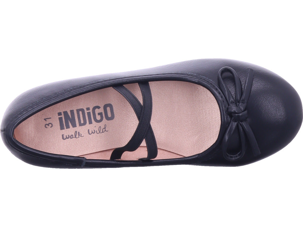 Planet Footwear Girls' Ballerina in black