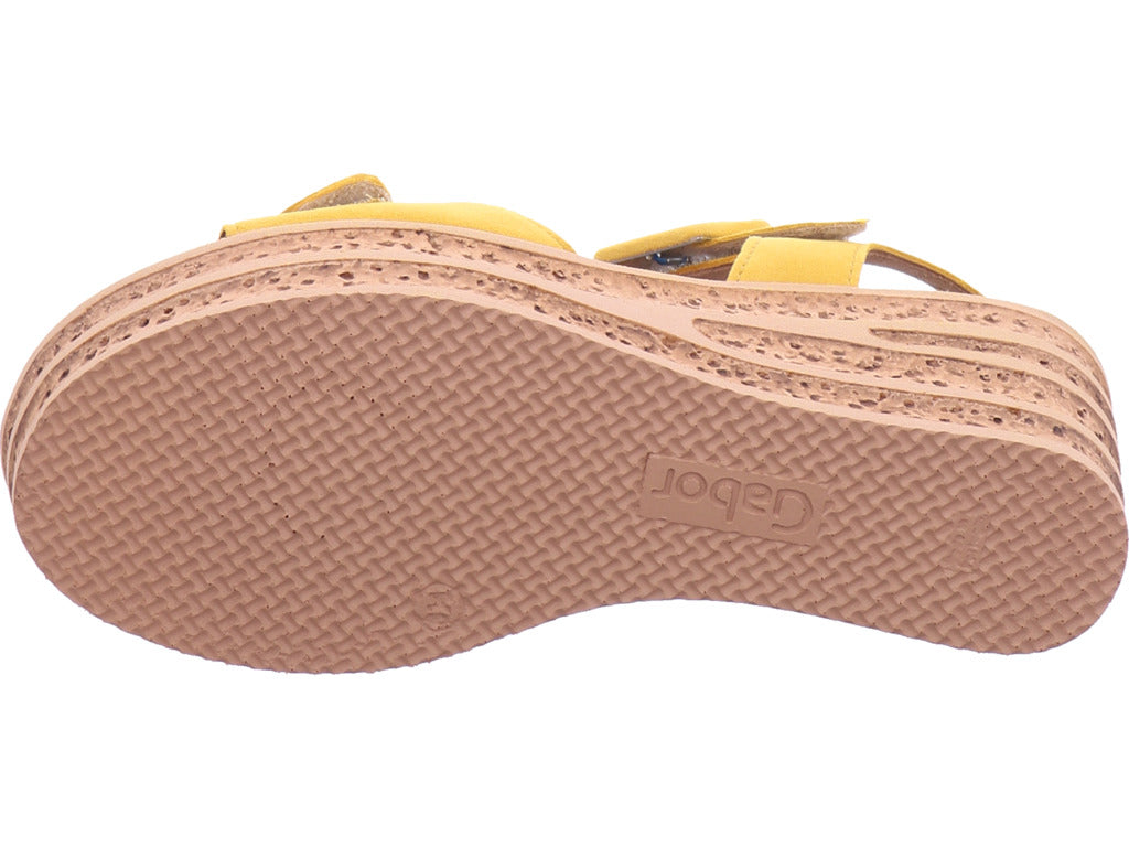Gabor Damen Sandalette  in gelb