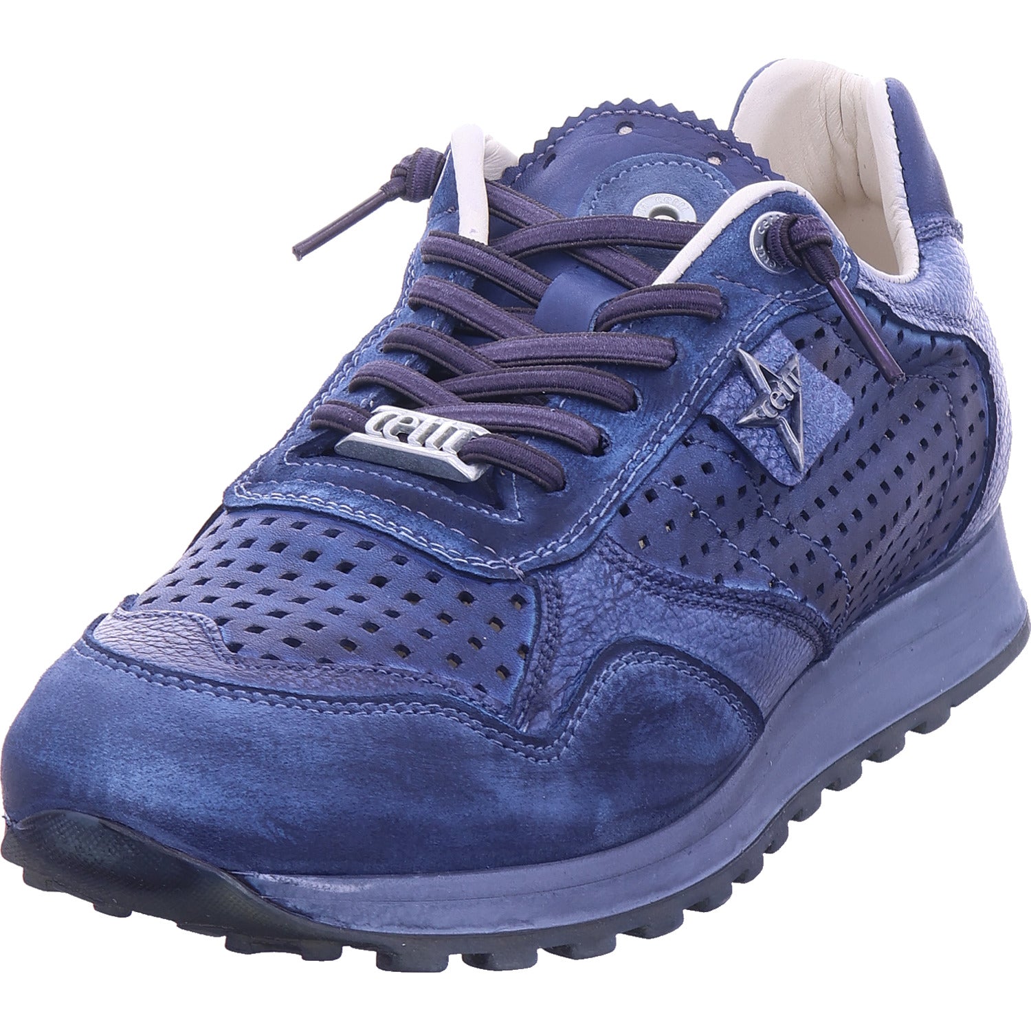 Cetti Men's Low Shoe Used Tin Navy in blue