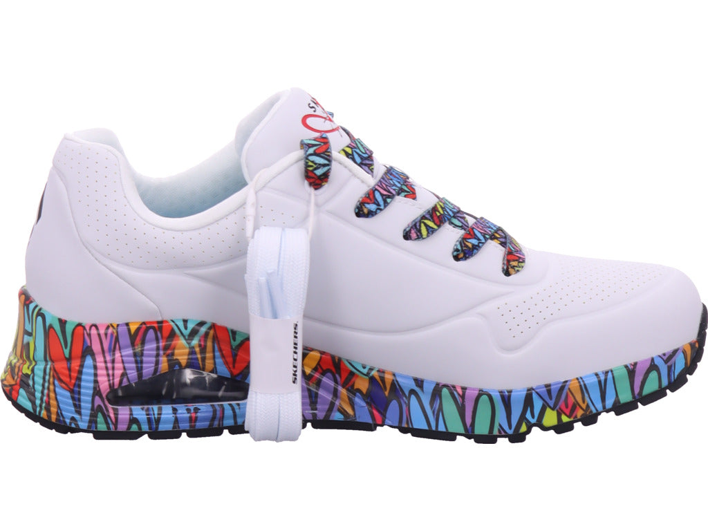 SKECHERS Women's Sneakers Uno Ravaged Love in Free