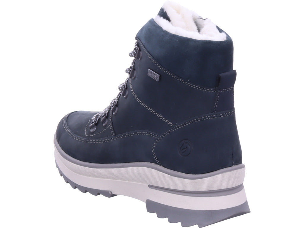 Remonte Damen Winterstiefel Remonte Stiefelette in blau