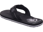 Tommy Hilfiger Herren Pantolette Patch Hilfiger Beach Sandal in schwarz