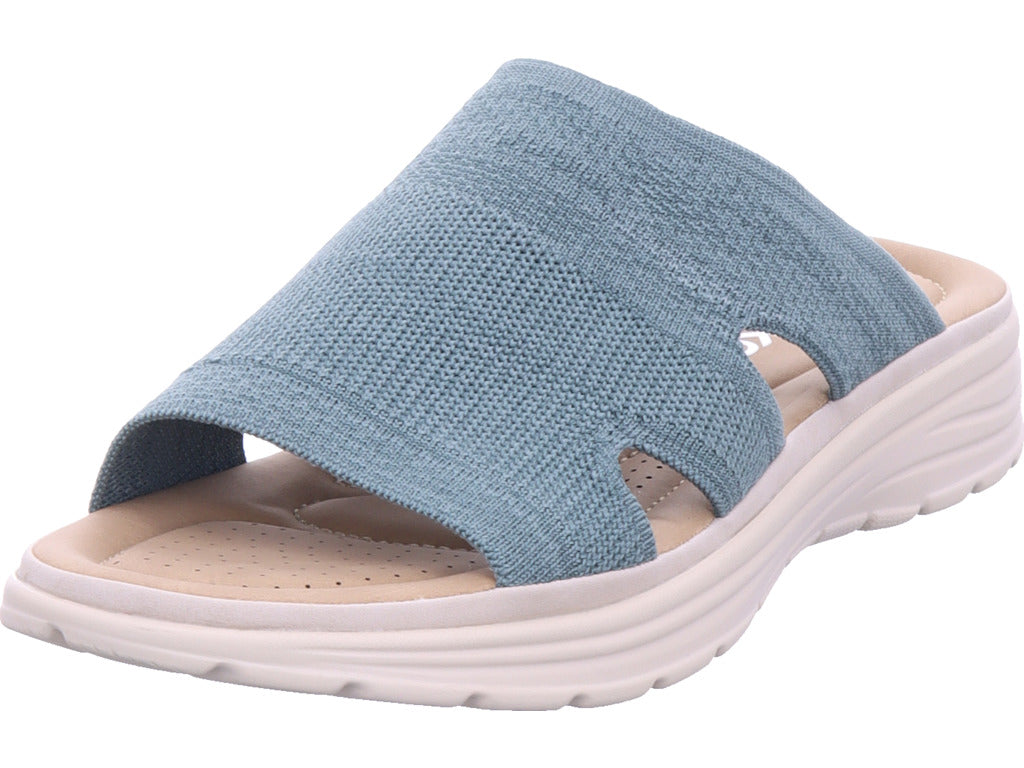 Rieker Women's Mule Fsk Women's Sandals in Green