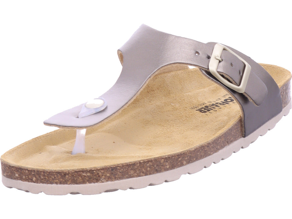 Canadian John Damen Pantolette Platin in sonstige