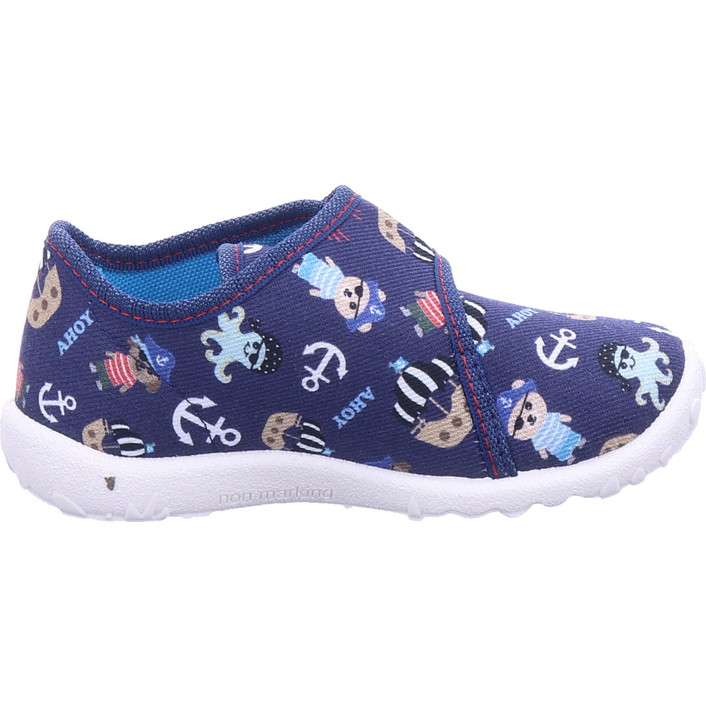 Chlapecké bačkory Superfit Spotty v modré barvě