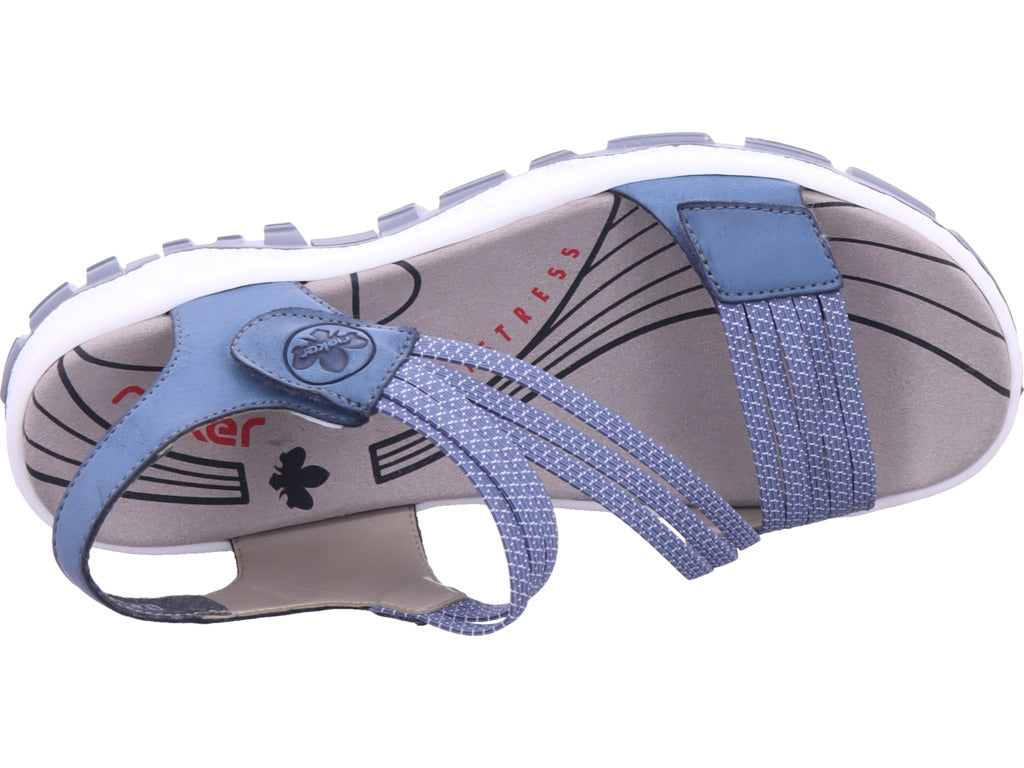 Rieker Women's Mule in blue