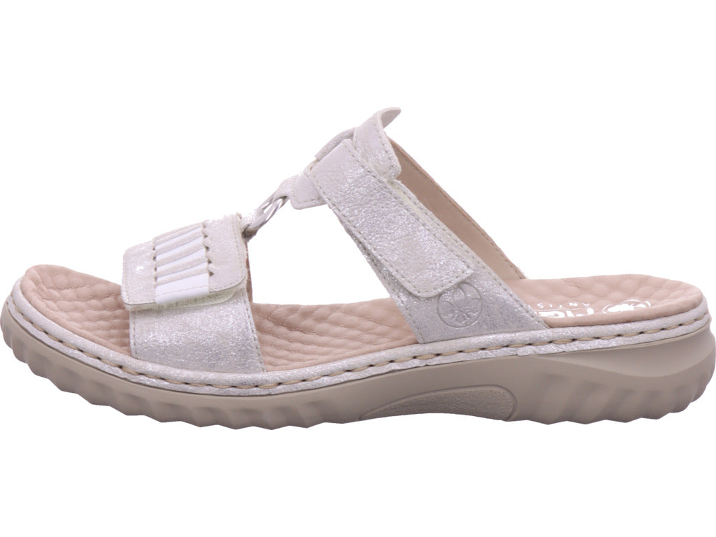 Rieker Women's Mule Fsk Women's Sandals in Grey