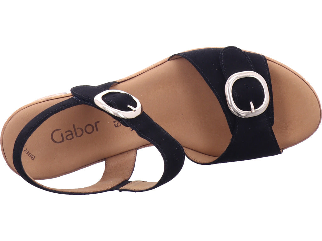 Gabor Damen Sandalette  in schwarz
