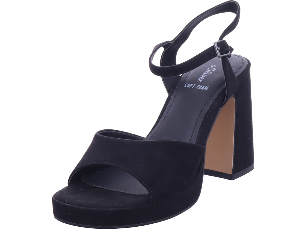 s.Oliver Damen Sandalette  in schwarz