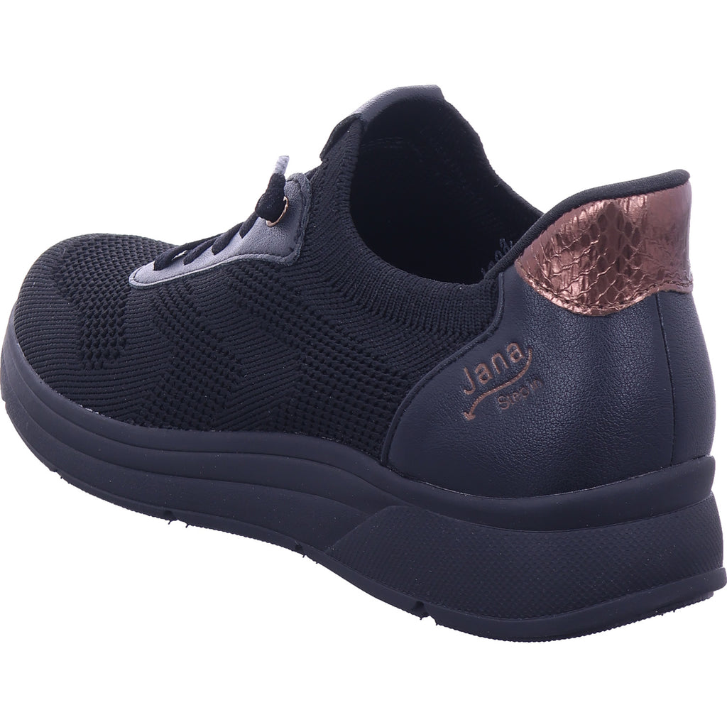 Jana Damen Sneaker  in schwarz
