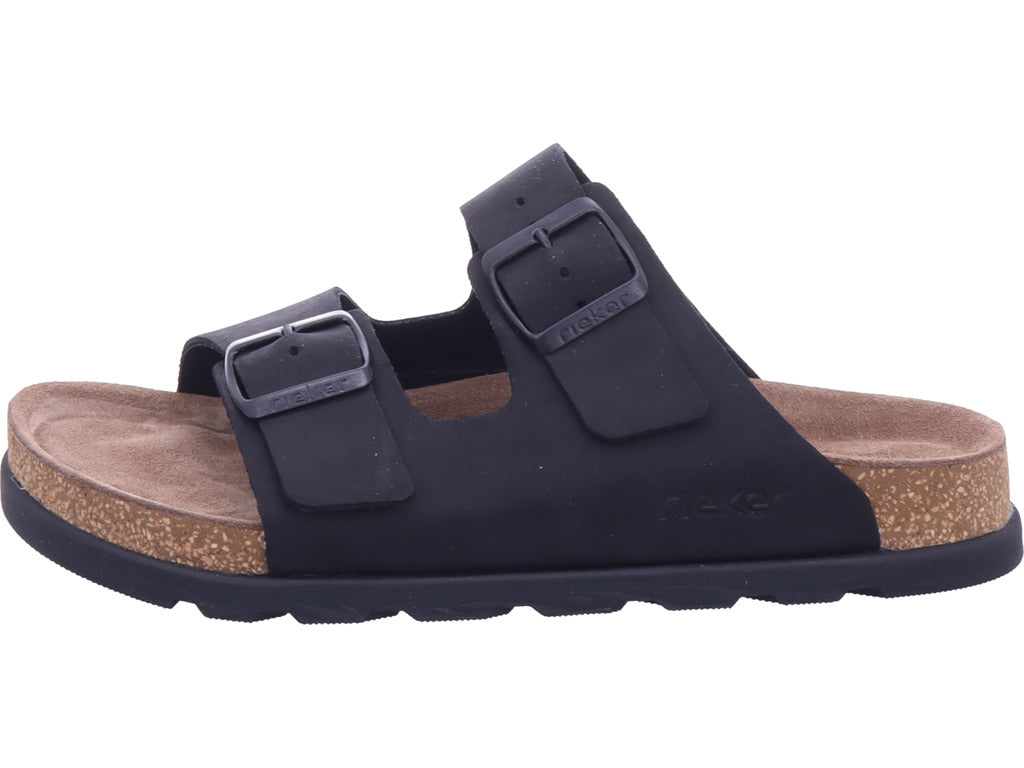 Rieker Men's Mules, Men's Sandals in Black