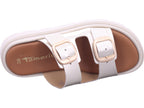 Tamaris Damen Pantolette  in gold