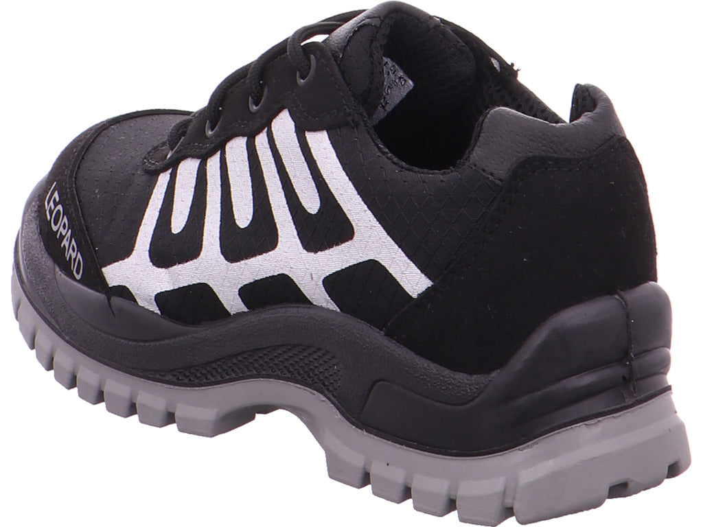 Pánská pracovní obuv s leopardím vzorem S1 v černé barvě