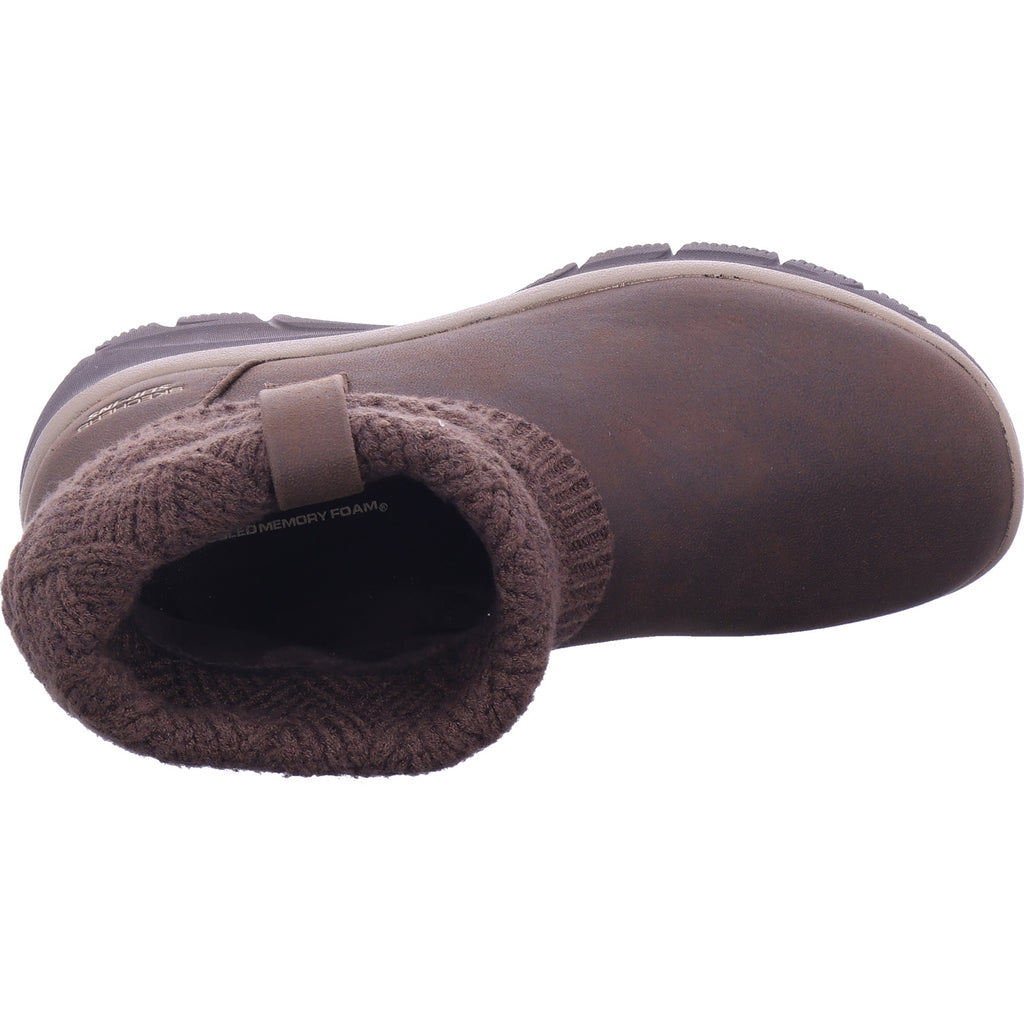 SKECHERS Damen Stiefelette Easy Going in braun