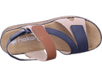 Rieker Damen Sandalette Fsk Damen Sandalen in blau